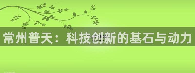 意昂体育3招商：常州普天：科技创新的基石与动力