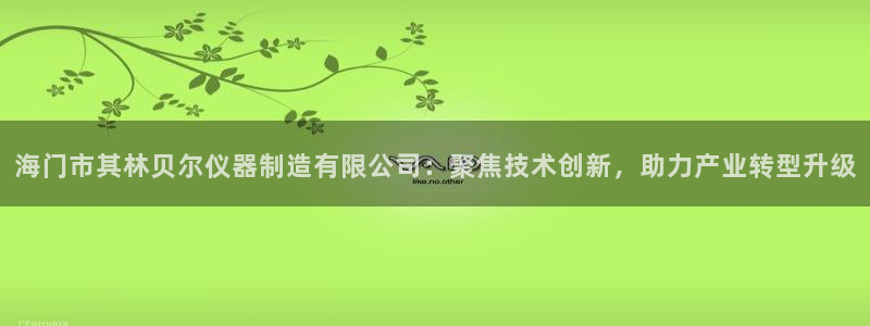 意昂3科技：海门市其林贝尔仪器制造有限公司：聚焦技术创新，助