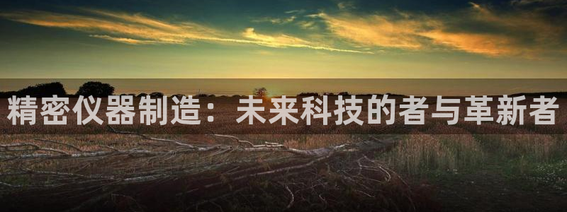 意昂体育3招商电话号码：精密仪器制造：未来科技的者与革新者