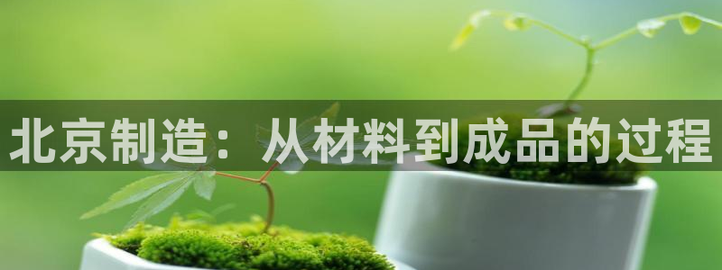 意昂体育3招商电话号码：北京制造：从材料到成品的过程