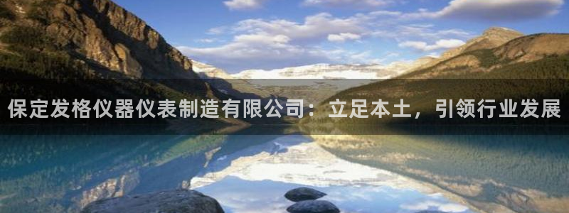 意昂3集团官网首页网址：保定发格仪器仪表制造有限公司：立足本