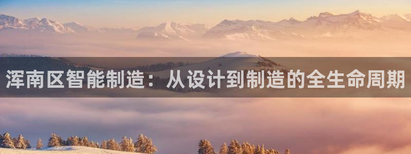 意昂体育3平台注册要钱吗：浑南区智能制造：从设计到制造的全生