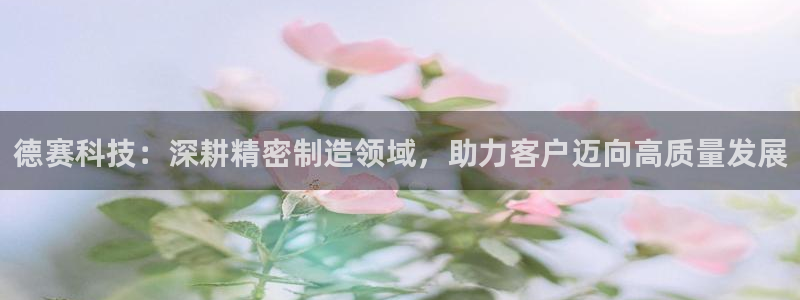 意昂体育3招商：德赛科技：深耕精密制造领域，助力客户迈向高质